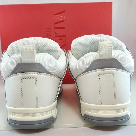 $970 Valentino Garavani Skate Slip-on Lace Up Sneakers Sz 10 - Picture 9 of 16